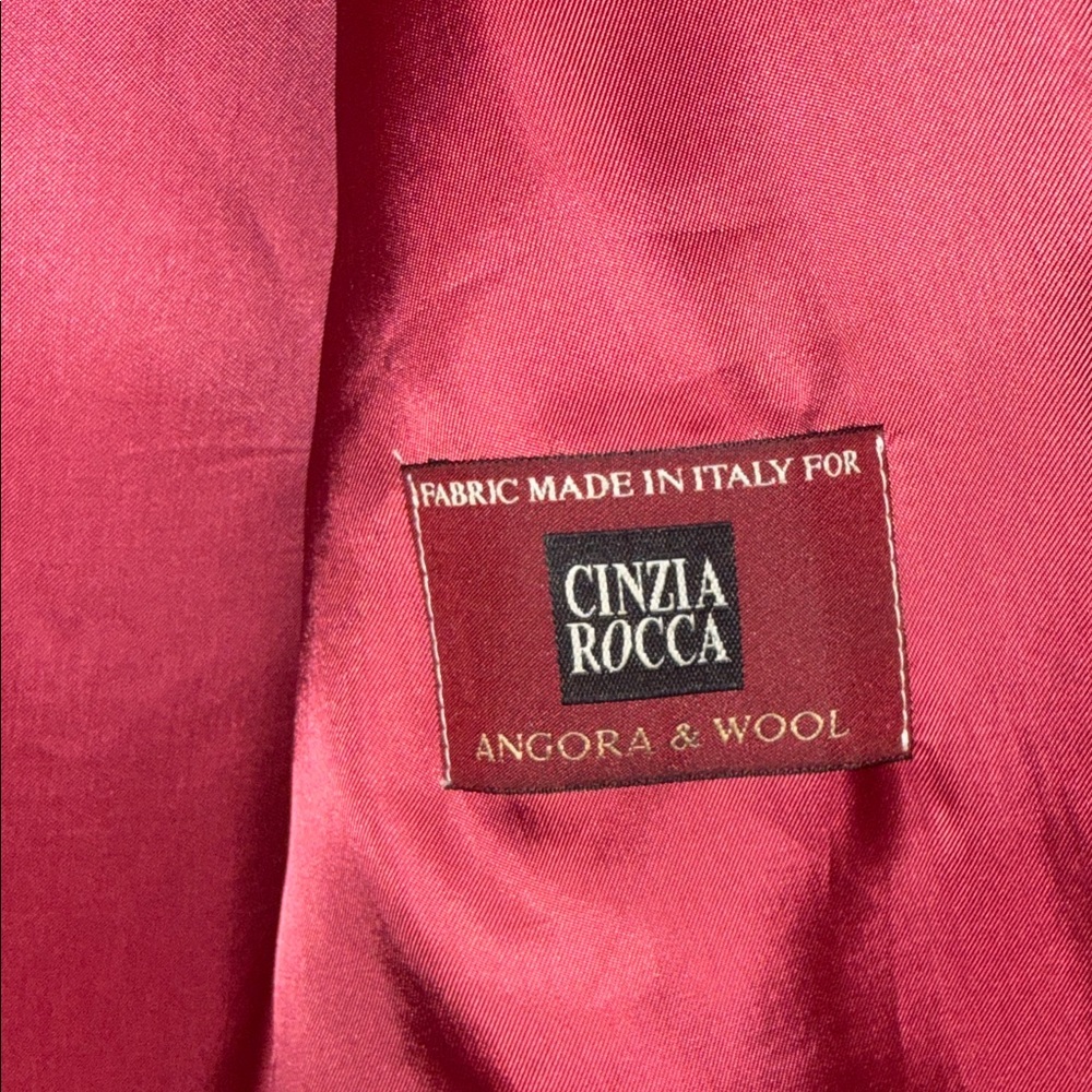 Cinzia Rocca Icons italian  Red Pea Coats - Picture 11 of 14
